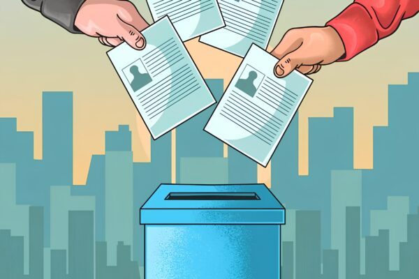 Khutbah Jum’at: Mengantisipasi Dampak Pesta Demokrasi poster demokrasi adalah