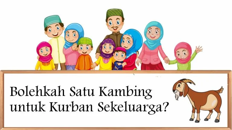 hukum berkurban dengan 1 kambing untuk satu keluarga