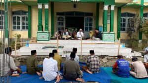 istighosah peletakan batu pertama renovasi Masjid Al-Hasan