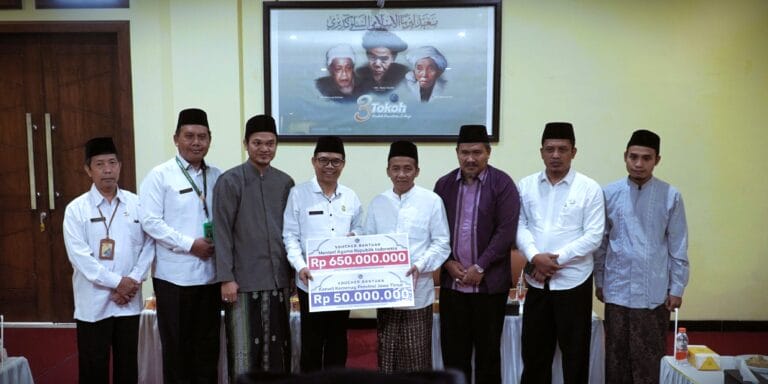 bantuan kemenag kepada pondok lirboyo atas terjadinya kebakaran di ndalem kasepuhan KH. Marzuqi dahlan