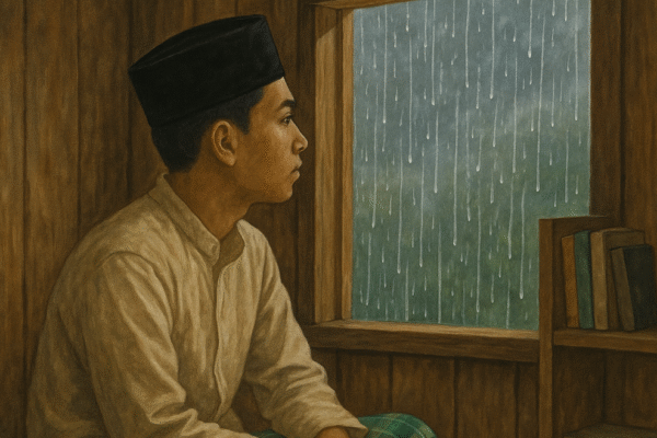 ilustrasi doa ketika hujan turun