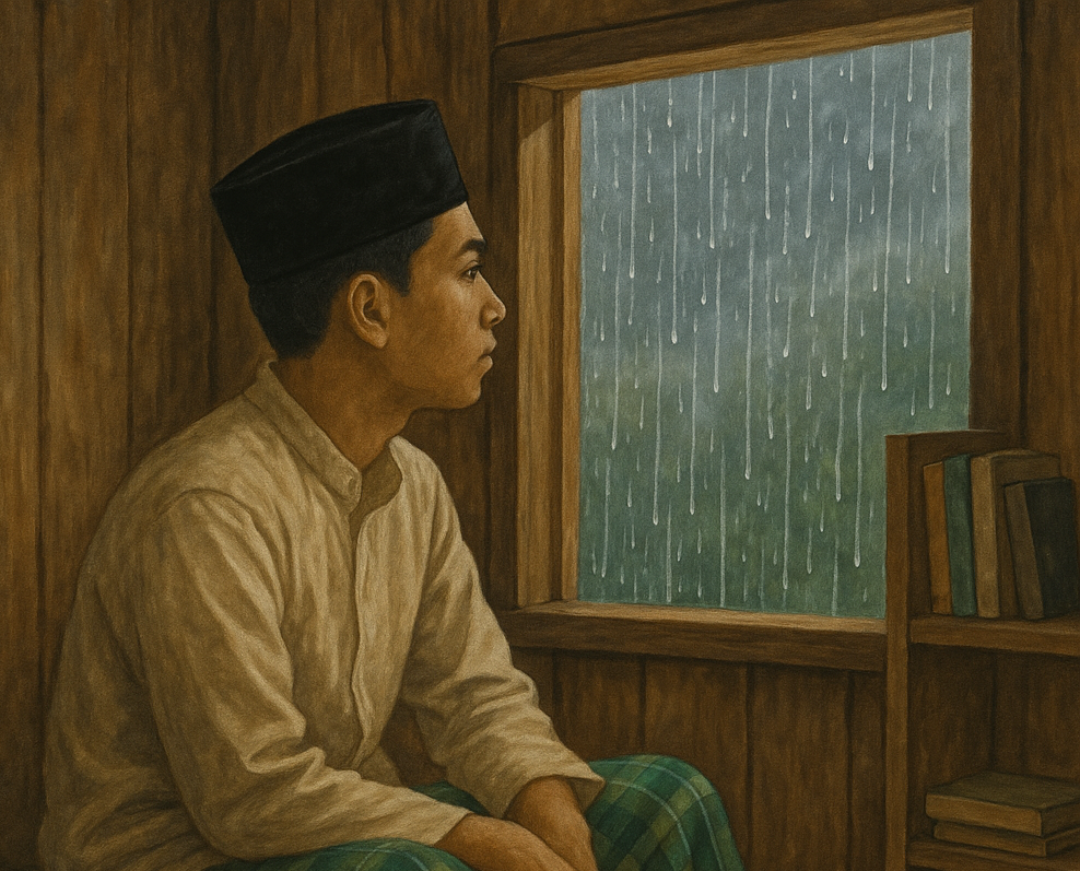 ilustrasi doa ketika hujan turun