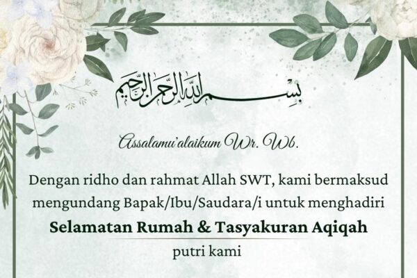 Basmalah undangan