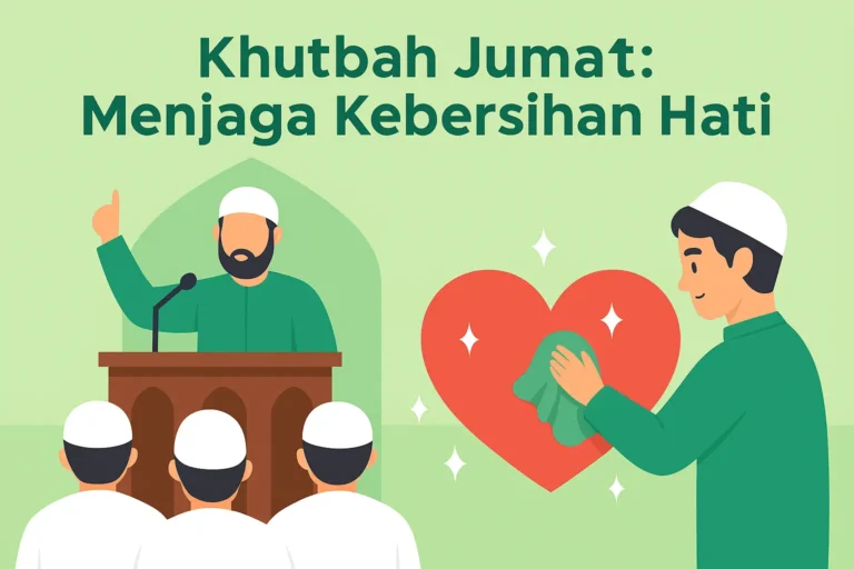 Khutbah Jumat Membersihkan Hati