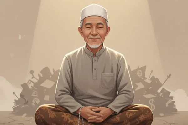 Potret orang sabar tenang