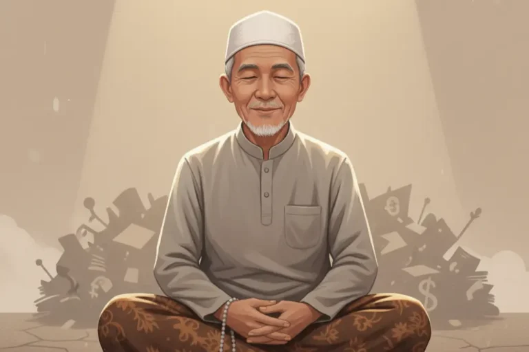 Potret orang sabar tenang