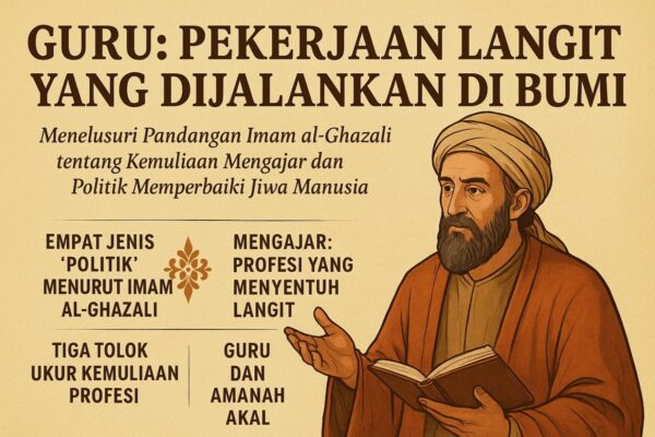 Pandangan Imam al-Ghazali tentang Kemuliaan Mengajar dan Politik Memperbaiki Jiwa Manusia
