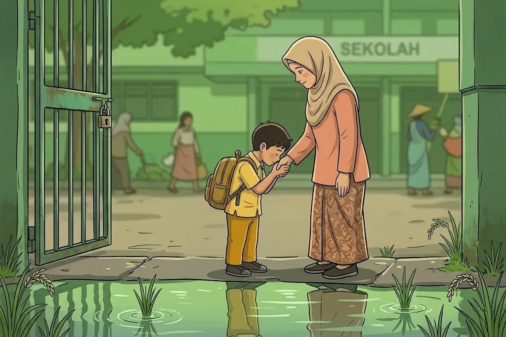 Khutbah Adab Di Krisis Moral