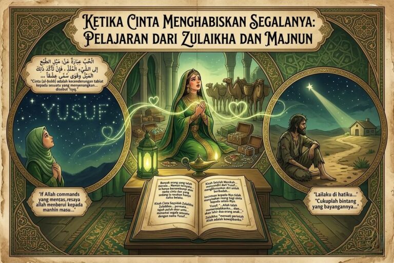 Ketika Cinta Menghabiskan Segalanya: Pelajaran dari Zulaikha dan Majnun