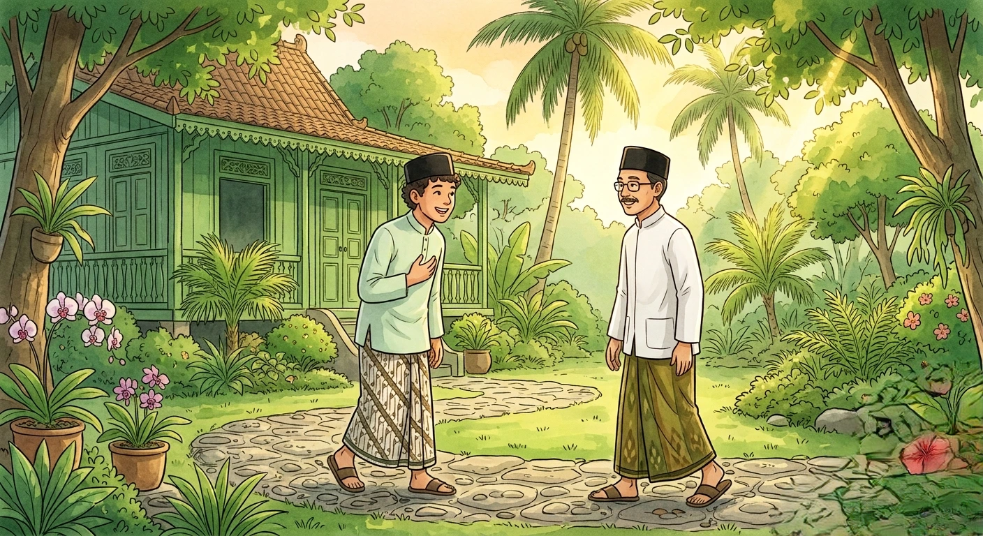 Dua orang Muslim berpapasan dan saling bertegur salam memiliki keutamaan tersendiri