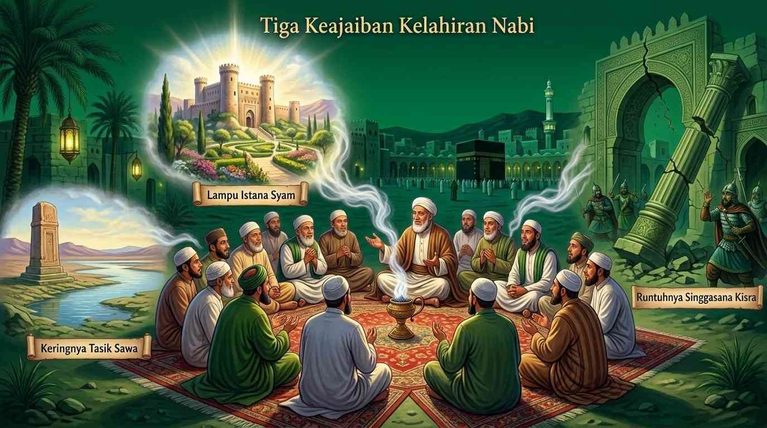 Tiga Peristiwa Ajaib saat Kelahiran Nabi Muhammad