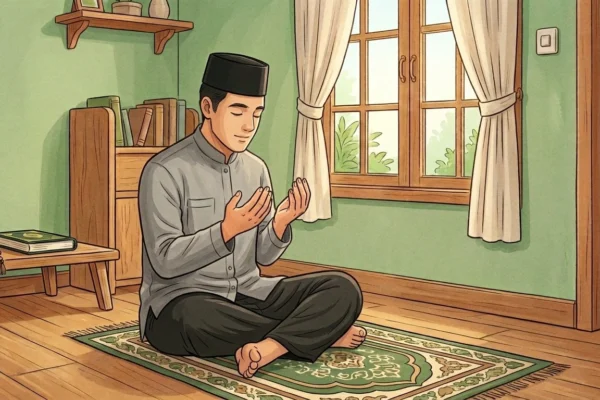 Membaca salawat di dalam doa