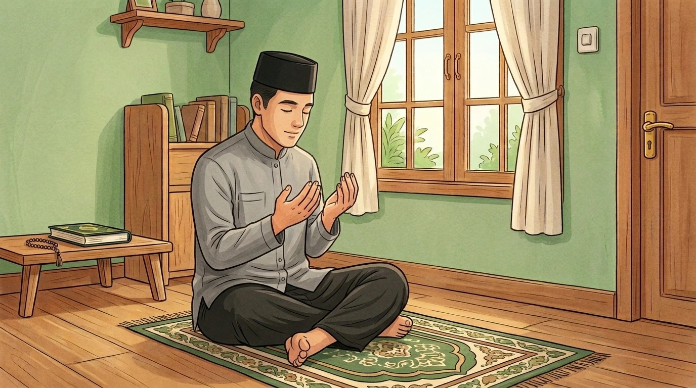 Membaca salawat di dalam doa