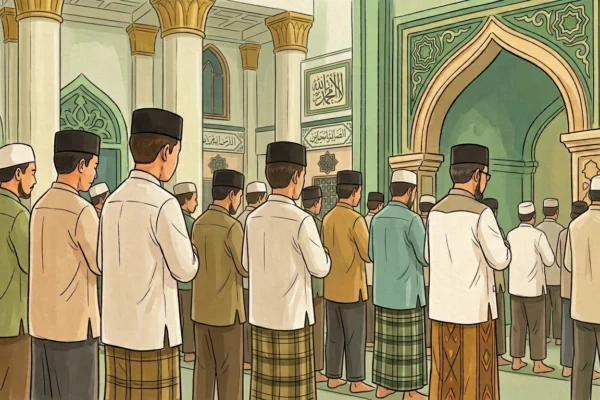 Makmum Menyaringkan Suara
