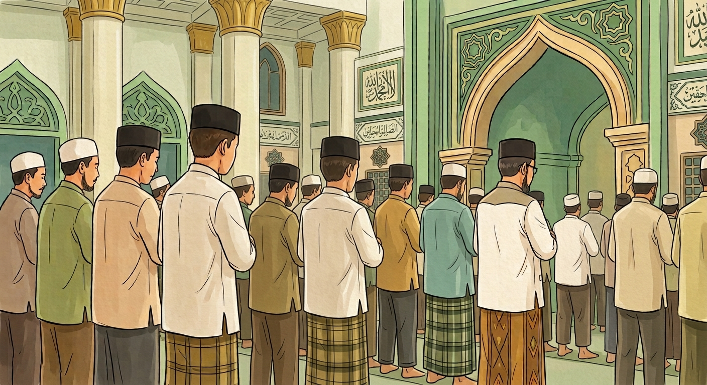 Makmum Menyaringkan Suara