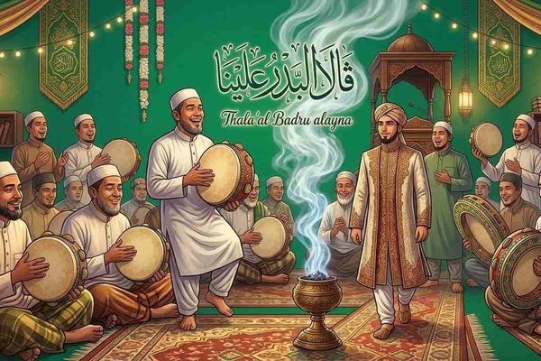 Melantunkan Thala’al Badru Saat Menyambut Kedatangan Seseorang, Begini Kata Imam al-Ghazali